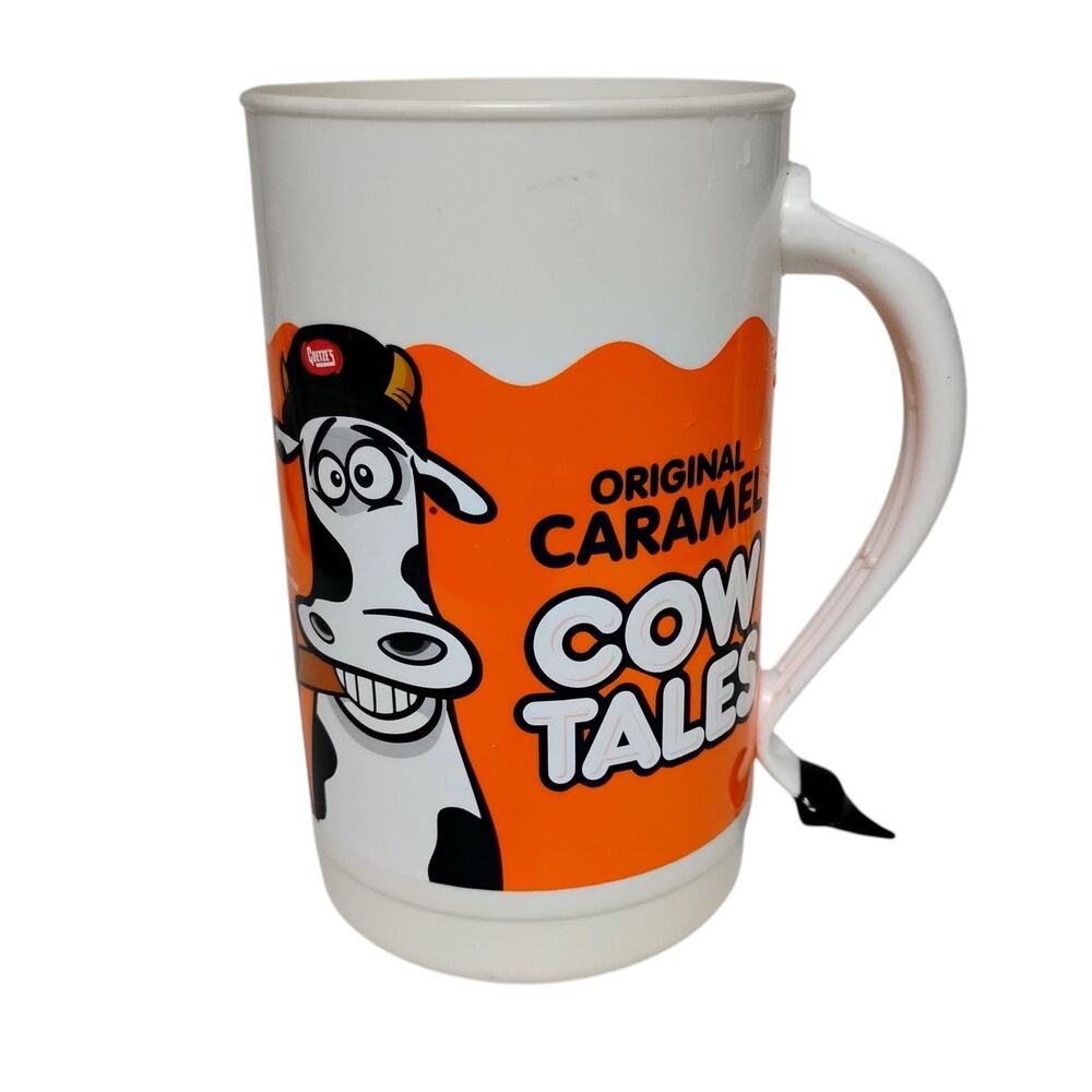 🐄 Cow Tales Promo Mug – 6¼" Tall – 🍬🍫Vintage Candy Ad